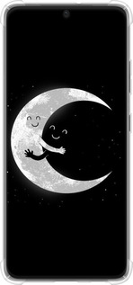 Силикон с усиленными углами чехол Лунные объятия для Samsung Galaxy S21 Ultra (5G) - 6508sp-2116 изображение 