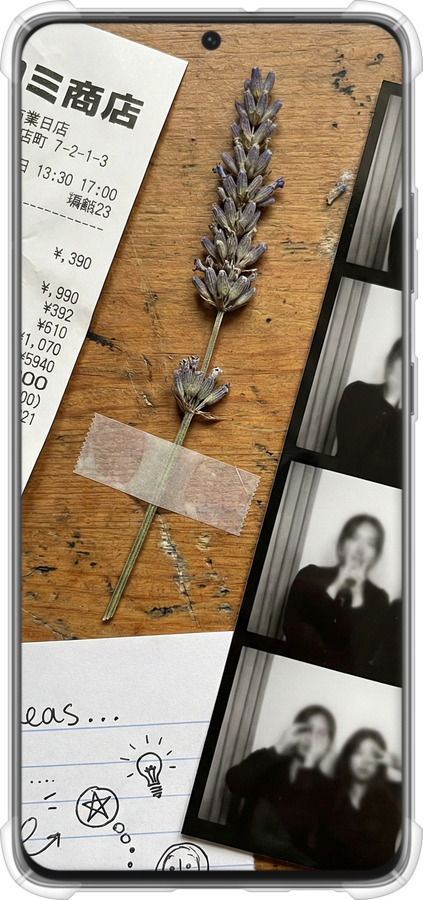 Силикон с усиленными углами чехол Aesthetic Scrapbook Collage для Samsung Galaxy S21 Ultra (5G) - 6773sp-2116 изображение 