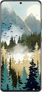 2D пластиковый чехол С изображением лесного пейзажа для Samsung Galaxy S21 Ultra (5G) - 6548t-2116 изображение 