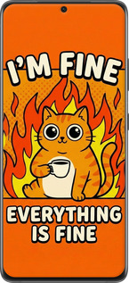 2D пластиковый чехол Funny Cat для Samsung Galaxy S21 Ultra (5G) - 6786t-2116 изображение 