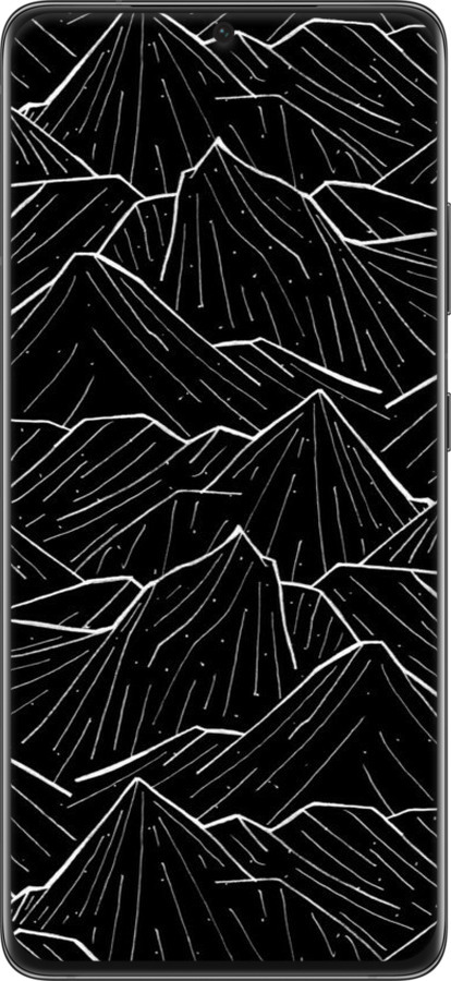 2D пластиковий чехол Із зображенням Темних гір для Samsung Galaxy S21 Ultra (5G) - 6489t-2116 изображение 