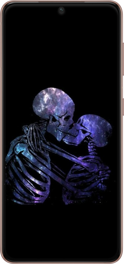 TPU чехол С изображением скелета для Samsung Galaxy S21 - 6537b-2114 изображение 
