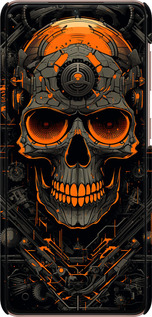 3D пластиковий матовий чехол Череп для Samsung Galaxy S21 - 5952m-2114 изображение 