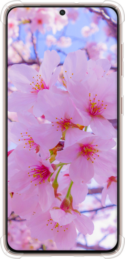 Силикон с усиленными углами чехол Сакура для Samsung Galaxy S21 - 6029sp-2114 изображение 