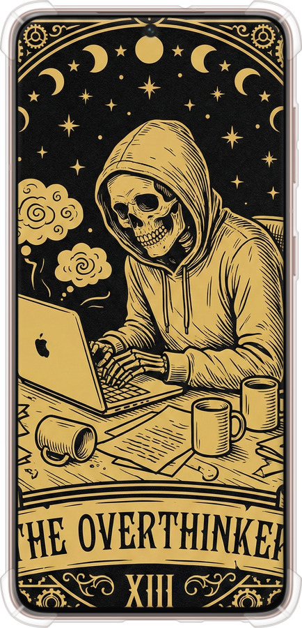 Силіконовий протиударний с посиленими кутами чехол The Overthinker для Samsung Galaxy S21 - 6774sp-2114 изображение 