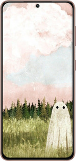 Силиконовый чехол Привидение для Samsung Galaxy S21 - 6401u-2114 изображение 