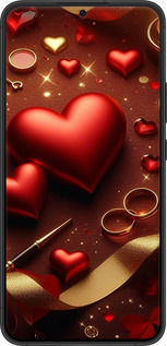 TPU чехол Сердечки v3 для Samsung Galaxy S22 Plus - 5833b-2495 изображение 