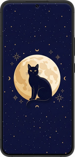 TPU чехол Cute Cat Celestial/Witchy для Samsung Galaxy S22 Plus - 6787b-2495 изображение 