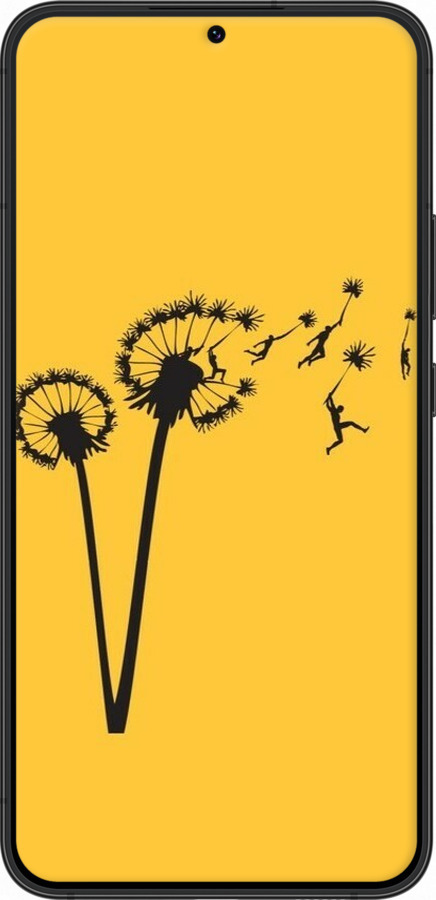 TPU чехол Минимализм одуванчики для Samsung Galaxy S22 Plus - 6449b-2495 изображение 