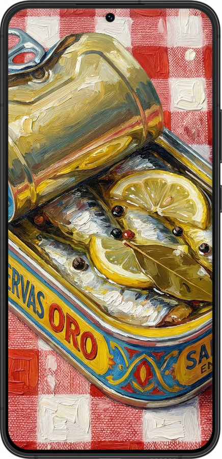 TPU чехол Vintage Sardine Tin Phone для Samsung Galaxy S22 Plus - 6772b-2495 изображение 