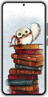 Чехол Bumper чехол Сова и книги для Samsung Galaxy S22 Plus - 6436pc-2495 изображение 