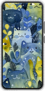 Чехол Bumper чехол С изображением кошачьего леса для Samsung Galaxy S22 Plus - 6447pc-2495 изображение 