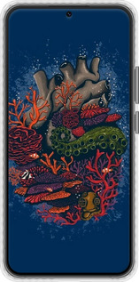 Чехол Bumper чехол Сердце моря для Samsung Galaxy S22 Plus - 6506pc-2495 изображение 