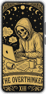 Чехол Bumper чехол The Overthinker для Samsung Galaxy S22 Plus - 6774pc-2495 изображение 