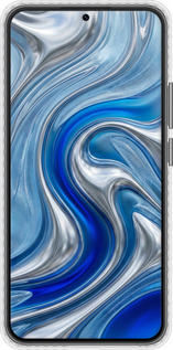 Чохол Bumper чехол Liquid Chrome для Samsung Galaxy S22 Plus - 6781pc-2495 изображение 