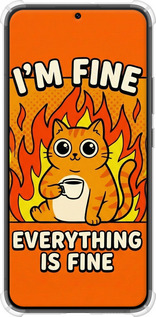 Силіконовий протиударний с посиленими кутами чехол Funny Cat для Samsung Galaxy S22 Plus - 6786sp-2495 изображение 