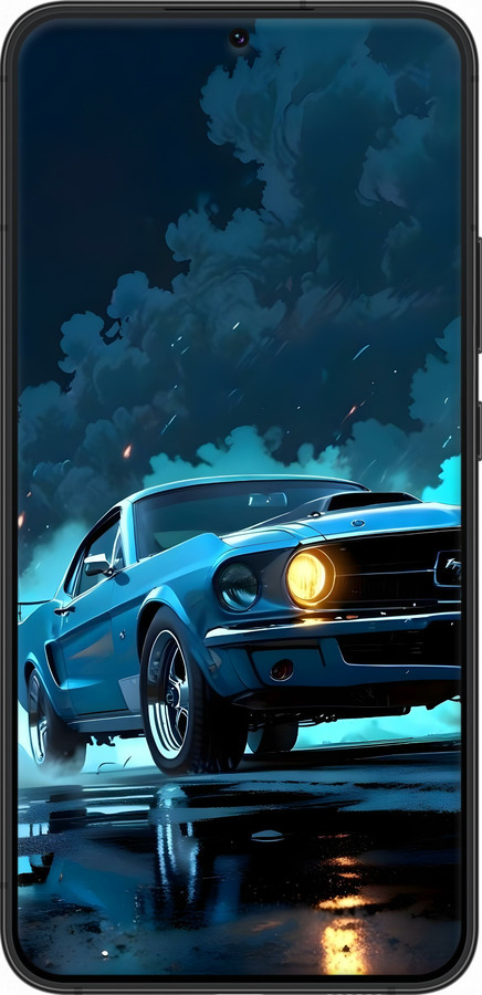 Силиконовый чехол Форд мустанг для Samsung Galaxy S22 Plus - 6374u-2495 изображение 