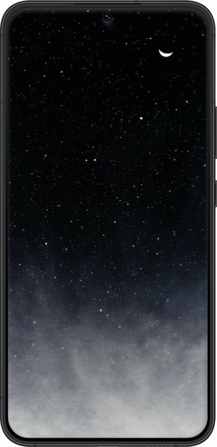 Силиконовый чехол Сині хмари, Синій місяць для Samsung Galaxy S22 Plus - 6396u-2495 изображение 