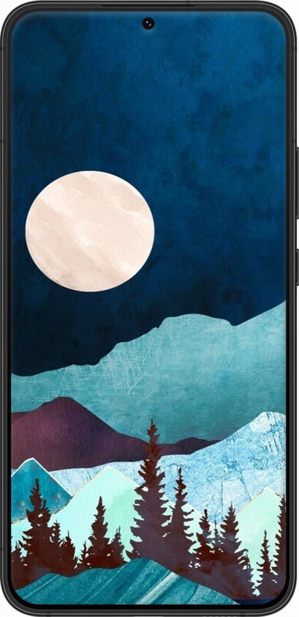 Силіконовий чехол Гірська ідилія нічний краєвид для Samsung Galaxy S22 Plus - 6488u-2495 изображение 