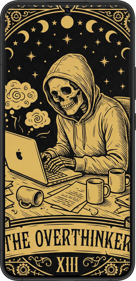 Силіконовий чехол The Overthinker для Samsung Galaxy S22 Plus - 6774u-2495 изображение 