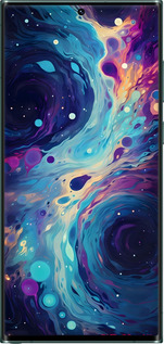 TPU чехол Арт акварель для Samsung Galaxy S22 Ultra - 6329b-2500 изображение 