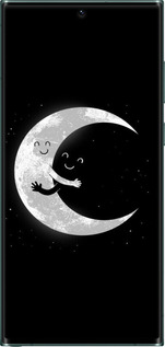 TPU чехол Лунные объятия для Samsung Galaxy S22 Ultra - 6508b-2500 изображение 
