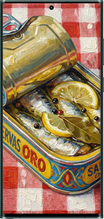 TPU чехол Vintage Sardine Tin Phone для Samsung Galaxy S22 Ultra - 6772b-2500 изображение 