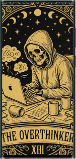 TPU чехол The Overthinker для Samsung Galaxy S22 Ultra - 6774b-2500 изображение 