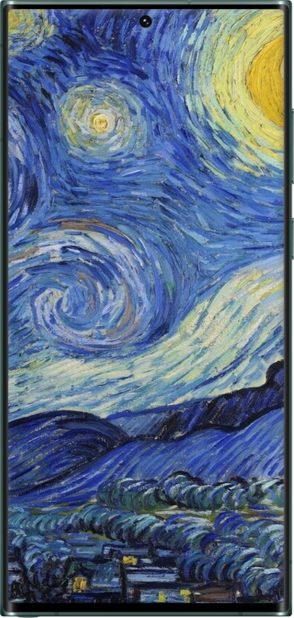 TPU чехол «Зоряна ніч» Вінсента Ван Гога для Samsung Galaxy S22 Ultra - 6433b-2500 изображение 