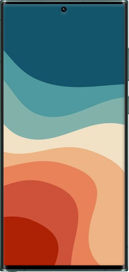 TPU чехол У стилі ретро з хвилями для Samsung Galaxy S22 Ultra - 6531b-2500 изображение 