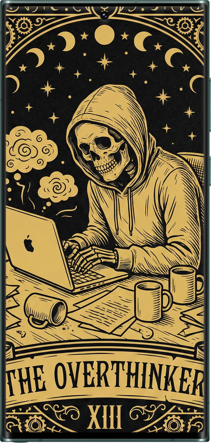 TPU чехол The Overthinker для Samsung Galaxy S22 Ultra - 6774b-2500 изображение 