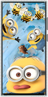 Чехол Bumper чехол Миньоны для Samsung Galaxy S22 Ultra - 6386pc-2500 изображение 
