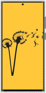 Чохол Bumper чехол Мінімалізм кульбаби для Samsung Galaxy S22 Ultra - 6449pc-2500 изображение 