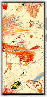 Чохол Bumper чехол Динамічна картина з хаотичними мазками для Samsung Galaxy S22 Ultra - 6540pc-2500 изображение 
