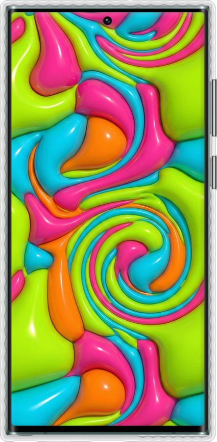 Чехол Bumper чехол Y2K Jelly Dream для Samsung Galaxy S22 Ultra - 6780pc-2500 изображение 