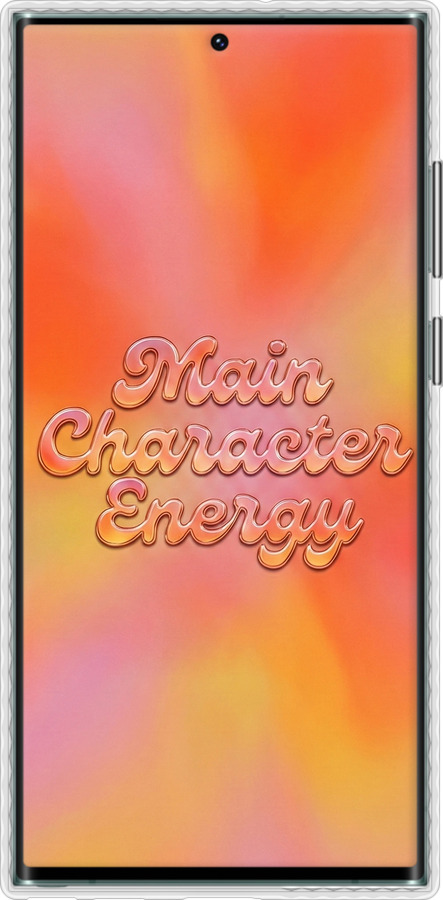 Чехол Bumper чехол Aura Gradient Main Character Energy Aesthetic Y2K для Samsung Galaxy S22 Ultra - 6783pc-2500 изображение 