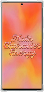 Силикон с усиленными углами чехол Aura Gradient Main Character Energy Aesthetic Y2K для Samsung Galaxy S22 Ultra - 6783sp-2500 изображение 