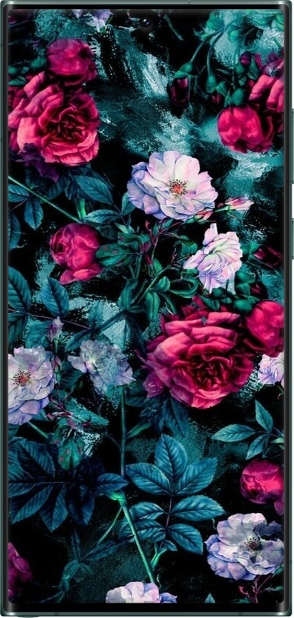 Силиконовый чехол Сад и розы для Samsung Galaxy S22 Ultra - 6483u-2500 изображение 