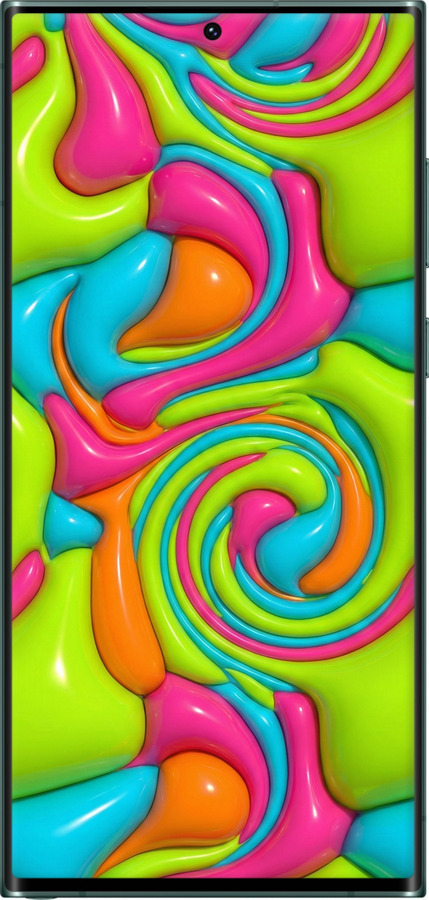 Силиконовый чехол Y2K Jelly Dream для Samsung Galaxy S22 Ultra - 6780u-2500 изображение 