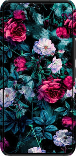 3D пластиковий матовий чехол Сад та троянди для Samsung Galaxy S22 - 6483m-2494 изображение 