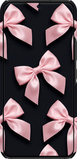 3D пластиковый матовый чехол Coquette Ribbons Dark Coquette для Samsung Galaxy S22 - 6767m-2494 изображение 