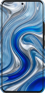 3D пластиковый матовый чехол Liquid Chrome для Samsung Galaxy S22 - 6781m-2494 изображение 