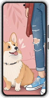 Чехол Bumper чехол Корги 3 для Samsung Galaxy S22 - 6707pc-2494 изображение 