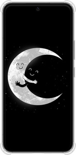 Силикон с усиленными углами чехол Лунные объятия для Samsung Galaxy S22 - 6508sp-2494 изображение 