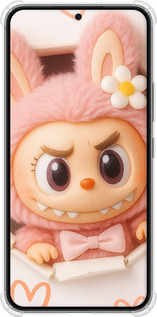Силіконовий протиударний с посиленими кутами чехол Лабубу 2 для Samsung Galaxy S22 - 6710sp-2494 изображение 
