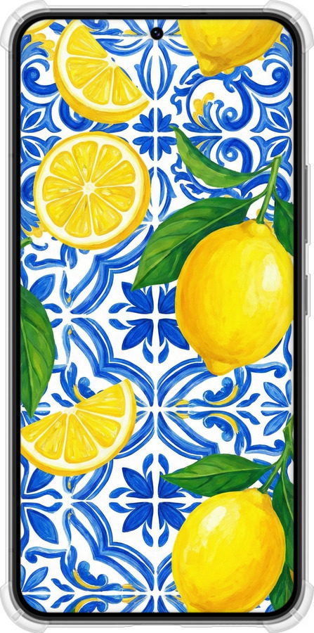 Силіконовий протиударний с посиленими кутами чехол Grocery Girl Italian Summer для Samsung Galaxy S22 - 6766sp-2494 изображение 