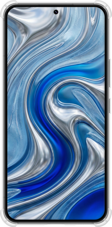 Силикон с усиленными углами чехол Liquid Chrome для Samsung Galaxy S22 - 6781sp-2494 изображение 