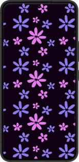 Силіконовий чехол з квітами для Samsung Galaxy S22 - 6258u-2494 изображение 