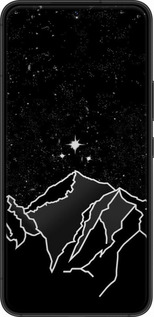 Силиконовый чехол Минималистический горный пейзаж для Samsung Galaxy S22 - 6438u-2494 изображение 