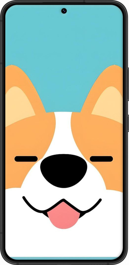 Силиконовый чехол Корги для Samsung Galaxy S22 - 6280u-2494 изображение 
